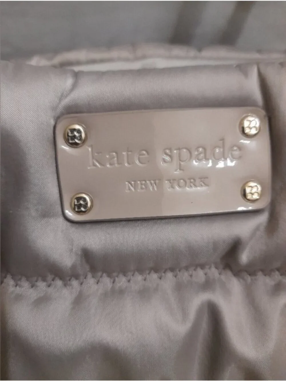 Kate Spade Puffer Nylon Puffer Satchel Shoulder Tote Bag
